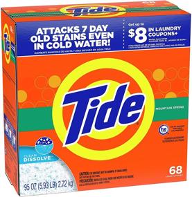 img 2 attached to 🏔️ Tide Mountain Spring Powder Laundry Detergent - 68 Loads, 95 oz