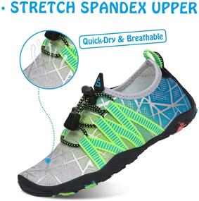 img 3 attached to Ultimate Grip and Protection: Anti Slip Barefoot Toddler Quick Dry Outdoor Boys' Shoes