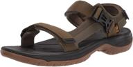 teva men's tanway sandal in 👟 chocolate: the perfect blend of style and athleticism logo