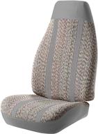 🔲 fia tr48-19 gray custom fit saddle blanket front seat cover – bucket seats in gray logo