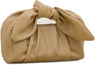 женская сумка-портфель cloud pouch brown логотип