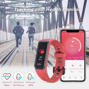 img 3 attached to 👧 YoYoFit Kids Fitness Tracker: Heart Rate, Blood Pressure, Oxygen & More - Ideal Health Watch for Boys and Girls!