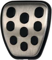 enhance performance and style with ford racing m2301b brake/clutch pedal cover - mustang logo