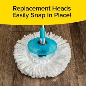 img 1 attached to Hurricane Spin Mop Replacement Mop Heads - As Seen On TV, Spin Away Germy Water. Super-Absorbent Microfiber Holds 10X Weight - 1-Pack