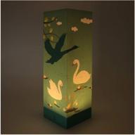 🦢 creative swan paper lanterns for decorative and festive lighting - collapsible, safe material, usb powered energy-efficient lamp for living room, bedroom, baby room - ideal for christmas décor, gifts for kids, birthdays логотип