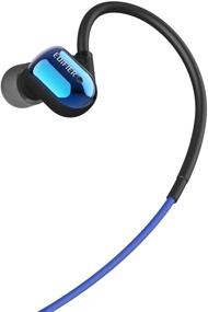 img 2 attached to Edifier W295BT Plus - голубые беспроводные наушники с Bluetooth V4.2, защищенные по стандарту IPX5, с кнопками управления наушниками и поддержкой мультипонтов.