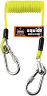 🔒 enhance safety and convenience with ergodyne squids lanyard stainless carabiners logo