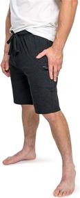 img 2 attached to 🩳 Men's Brooklyn Jax Lounge Shorts with Bottoms Pocket - Clothing for Sleep & Lounge