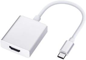 img 4 attached to 🔌 High-Definition Video Output: USB C to HDMI Adapter 4K Cable for MacBook Pro, Dell XPS, Samsung Galaxy, and More