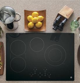 img 1 attached to 🔥 GE JP5030DJBB 30" Smoothtop Electric Cooktop with SyncBurner, Keep Warm, Digital Touch Controls, 4 Radiant Elements, Built-in Timer, Melt Setting, ADA Compliant - Guaranteed Fit