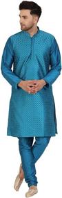 img 4 attached to SKAVIJ Tunic Kurta Pyjama Ethnic Men's Clothing for Sleep & Lounge