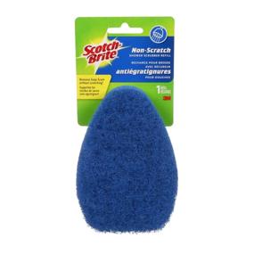 img 2 attached to 🧽 Scotch-Brite No-Scratch Scrubber Refill Pack of 11: Long-lasting and Gentle Cleaning Solution