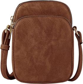 img 4 attached to 👜 Mali + Lili Josie Triple Zip Crossbody Bag: Trendy and Functional!