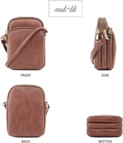 img 2 attached to 👜 Mali + Lili Josie Triple Zip Crossbody Bag: Trendy and Functional!