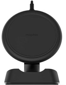 img 3 attached to 📱 Mophie Charge Stream Desk Stand for Apple iPhone Xs/X, iPhone Xs Max, iPhone XR, iPhone 8 Plus, iPhone 8, Samsung, and Qi-Enabled Devices - Black (409901555)