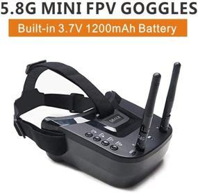 img 3 attached to DMKR VR009Pro Mini FPV Goggles: High-Definition 5.8G 40CH Video Headset with 3 Inch 16:9 HD IPS Screen and 1200mAh Battery - Ideal for FPV Racing Drone Quadcopters