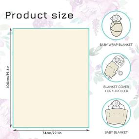 img 1 attached to 🌸 Purple Floral Minky Toddler Blanket for Boys and Girls by TANOFAR: Dotted Backing, Double Layered, Crib Receiving Blanket for Nursery, Stroller, Toddler Bed, and Carseat - 30 x 40 in, Watercolor Flowers