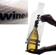 🍷 wine skin wineskin bag, 6-pack: ultimate wine bottle travel protection! логотип