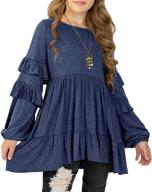 👚 mitilly crewneck pleated babydoll pocket top - детская одежда для девочек в категории топы, футболки и блузки. логотип