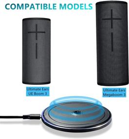 img 3 attached to Portable Charging Dock for Ultimate Ears UE Boom 3 / Megaboom 3 Speaker - Includes Type-C Cable (Black)