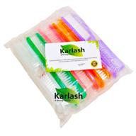 🖌️ karlash manicure nail brushes with acrylic powder dusk in assorted colors (12 pieces) logo