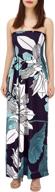 👗 hde women's strapless sundress: perfect for swimsuits & cover ups logo