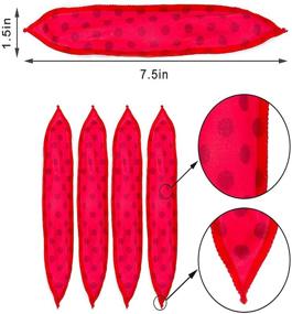 img 2 attached to Набор из 20 мягких пенных крупинок для ночного завивания волос, инструменты для создания причесок DIY с сумкой для хранения - гибкие валики из пористой губки в 5 ярких цветах