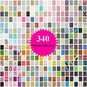 img 4 attached to 340 Border Stickers Frames for Fuji Mini Instax - Animal, Baby Boy & Girl, Birthday, BFF, Cakes, Cars, Travel, Graduation, Holiday, Emoji’s, Nature, Psychedelic, Postal, Sports, Sweet 16 Themes Included