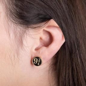 img 1 attached to 🧙 Harry Potter-inspired Fashion Earrings - Ideal Gift for Girls, Harry Potter Accessories and Jewelry