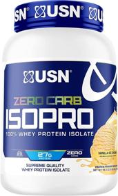 img 3 attached to 💪 USN Supplements Zero Carb IsoPro 100% Whey Protein Isolate Powder - Keto Friendly, Sugar Free and Low Calorie, Vanilla, 1.7 lb: Boost Your Fitness with Delicious and Healthy Whey Protein Isolate!