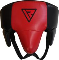 🥊 satra approved rdx groin protector - abdominal guard for boxing, muay thai, kickboxing, mma fighting - maya hide leather jockstrap abdo gear for taekwondo, sparring, and grappling logo