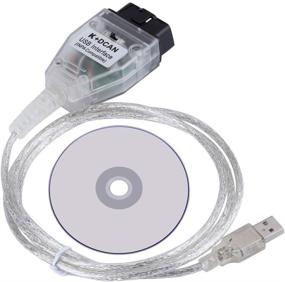 img 1 attached to 🔌 Инновационный антиломающий кабель INPA K+ CAN Ediabas с интерфейсом DCAN для кодирования - идеально подходит для серии R56 E87 E93 E70.