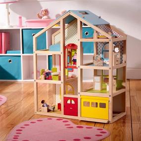img 1 attached to 🏠 Melissa & Doug Hi-Rise Dollhouse Furniture
