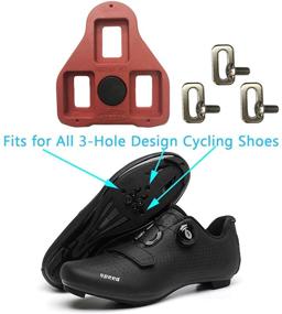 img 1 attached to 🚲 Delta Bike Cleats for Peloton Bike: Shimano & Look Pedal Compatible, 3-Bolt Cleats for Indoor Cycling Shoes