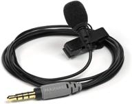 rode smartlav+ black: omnidirectional lavalier microphone for iphones and smartphones - premium sound capture logo