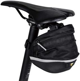 img 2 attached to 🚲 Topeak Wedge Pack II Seat Bag: Large Size with F25 Fixer, Rain Cover - Ultimate Cycling Storage Solution