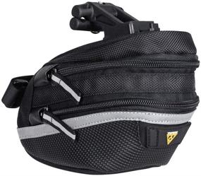 img 4 attached to 🚲 Topeak Wedge Pack II Seat Bag: Large Size with F25 Fixer, Rain Cover - Ultimate Cycling Storage Solution