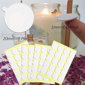 img 3 attached to 520Pcs Candle Stickers Adhere Heatproof