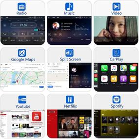 img 1 attached to 🚗 Dasaita 9-дюймовое автомобильное радио с навигацией для Toyota Rav4 2013-2018: Android-стерео с Carplay, GPS, DSP, Wi-Fi и Android Auto