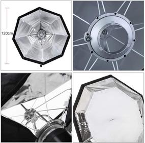 img 3 attached to Октагональный зонт с монолайтом для портретной фотографии