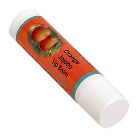 img 1 attached to 🍊 Jojoba Oil Orange Lip Balm with Beeswax - All Natural, 70% Cold Pressed, Mildly Scented - 2 Lip Balms, 2 Units