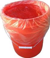 🧺 versatile and convenient: bucket liner - disposable pail liner - 5 gallon bucket bag - brine bag (25) for easy cleanup logo