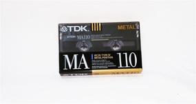 img 2 attached to 🎧 TDK MA110: Superior Metal Biased Metal Alloy Cassette Tape For Extended 110 Minutes Playback