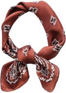 🧣 guzosjo elegant silk feel scarf - versatile medium satin hair scarf & stylish bracelet gift for women - 27.5 × 27.5 inches logo