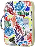 🖍️ youshares 96 slots colored pencil case: organize prismacolor watercolor coloring pencils & gel pens with large capacity zipper bag for students & artists logo