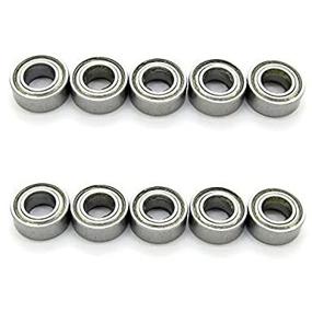 img 4 attached to MR105ZZ L 1050ZZ Mini Skateboard Bearings