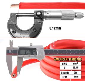 img 2 attached to 🔌 LEIGESAUDIO 0 Gauge Amp Wiring Kit: A Comprehensive Installation Solution for Car Subwoofer, Radio Power, and Enhanced Connectivity.