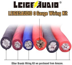 img 3 attached to 🔌 LEIGESAUDIO 0 Gauge Amp Wiring Kit: A Comprehensive Installation Solution for Car Subwoofer, Radio Power, and Enhanced Connectivity.