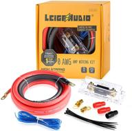 🔌 leigesaudio 0 gauge amp wiring kit: a comprehensive installation solution for car subwoofer, radio power, and enhanced connectivity. logo