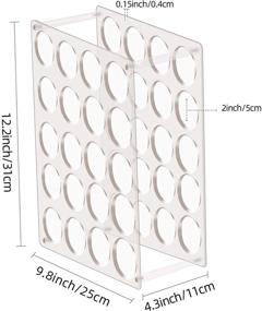 img 3 attached to 📁 Organize and Display Up to 20 Vinyl Rolls with our Acrylic Vinyl Roll Storage Rack